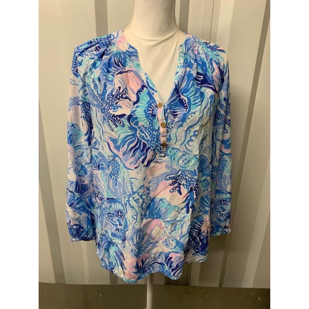 Lilly Pulitzer Blouse Top Size Small